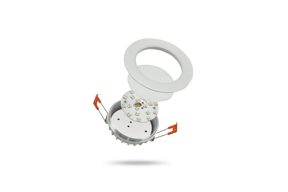 Đèn downlight 16w đơn màu D140 Mặt nhựa – Đế nhôm – BH 5 năm - Image 4